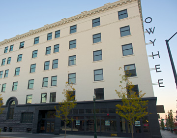 Facade of The Owyhee
