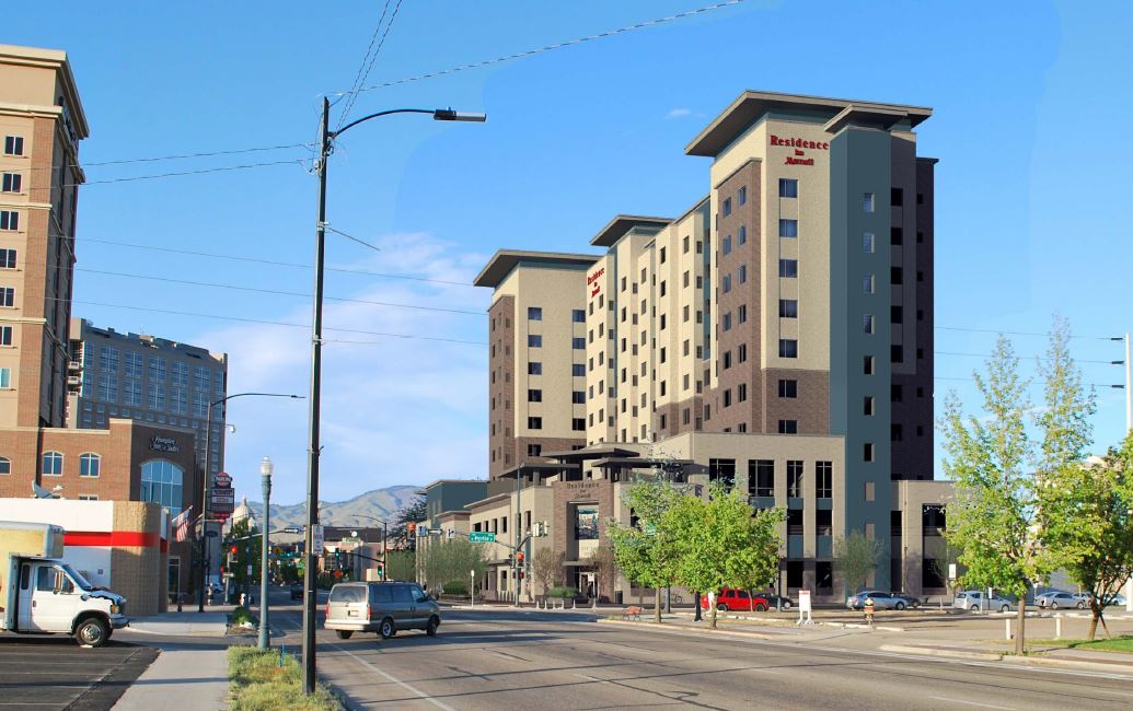 Economic Development Downtown Boise Marriott Ccdc Marriot From Capitol
